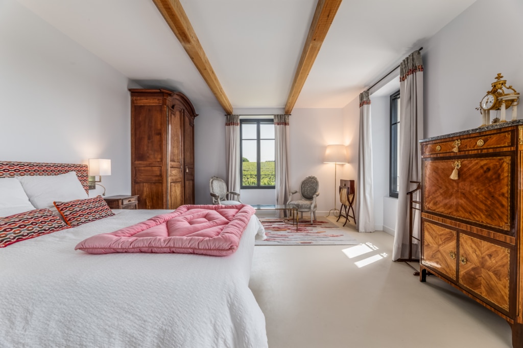 Plan large de la Chambre Christine domaine de Courbon