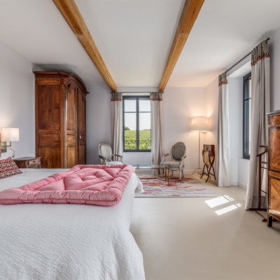 Plan large de la Chambre Christine domaine de Courbon