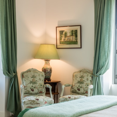 Chambre Fanfat domaine de Courbon