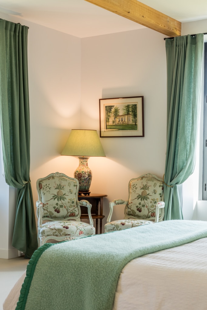Chambre Fanfat domaine de Courbon